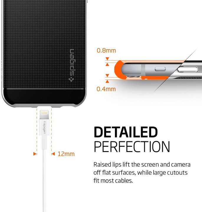 Spigen Neo Hybrid ochranný kryt pro iPhone 6/6s, satin silver_776395041