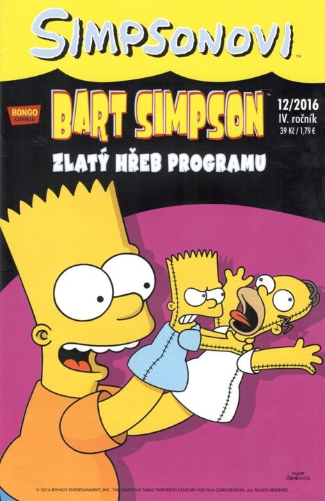 Komiks Bart Simpson: Zlatý hřeb programu, 12/2016_1110002039