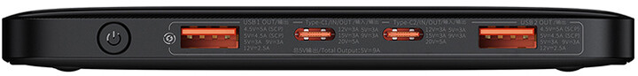 Baseus powerbanka s digitálním displejem Blade Power QC, 20000mAh, 100W, černá_656146049