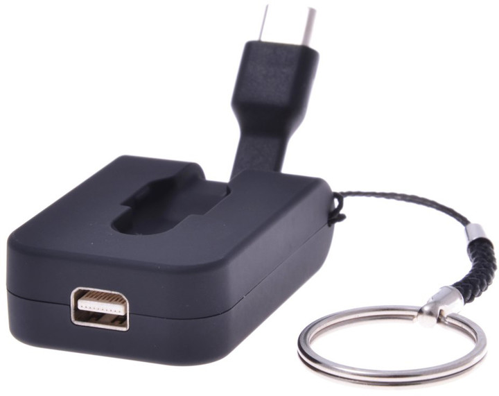 PremiumCord adaptér USB 3.1 Typ-C male na mini DisplayPort female,zasunovací kabel_920341550