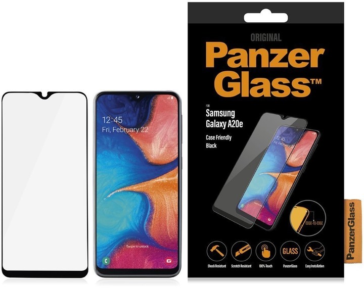 PanzerGlass Edge-to-Edge pro Samsung Galaxy A20e, černá_1805155028