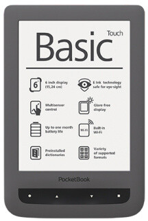 PocketBook 624 Basic touch, šedá_230475132