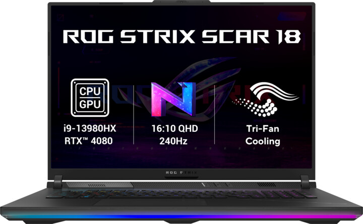 ASUS ROG Strix SCAR 18 (2023) G834, černá_556246666