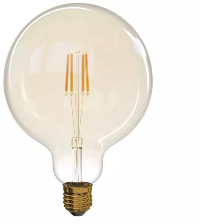 Emos LED žárovka Vintage G125, 4W, E27, teplá bílá+_509430041