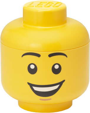 Úložný box LEGO Hlava - šťastný chlapec (S)_2128135864