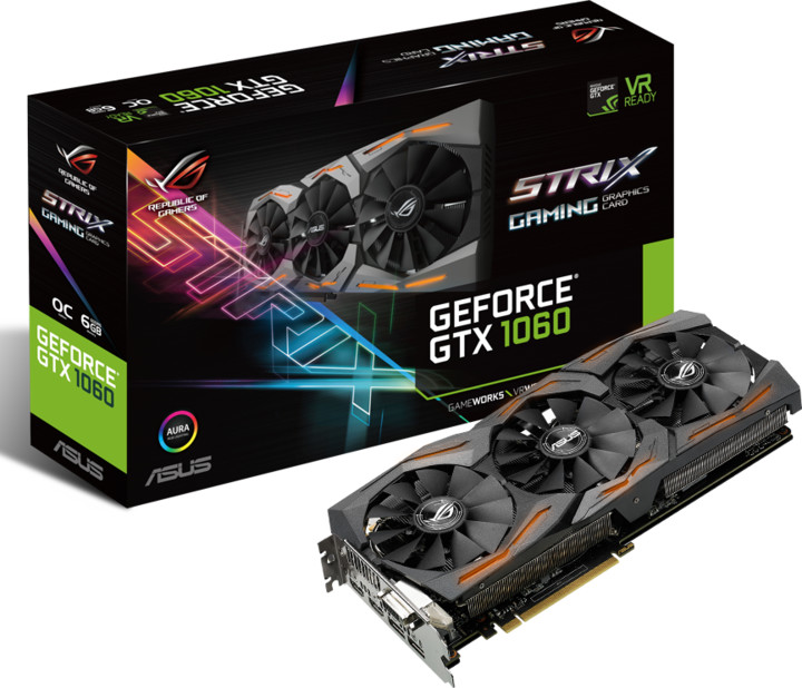 ASUS GeForce GTX 1060 ROG STRIX-GTX1060-O6G-GAMING, 6GB GDDR5_992856113
