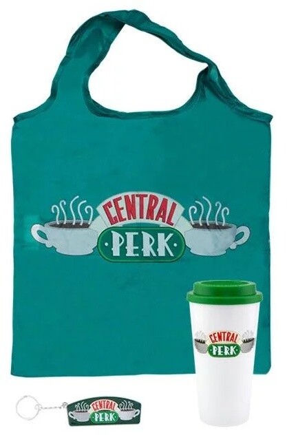 Dárkový set Friends - Central Perk, nákupní taška, termohrnek, klíčenka_1598163499