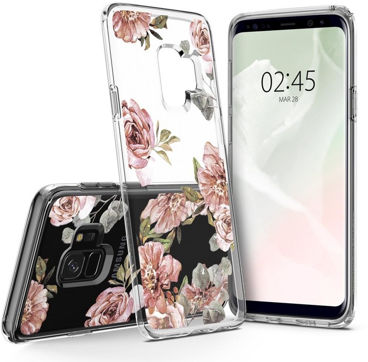 Spigen Liquid Crystal pro Samsung Galaxy S9, blossom flower_870108007