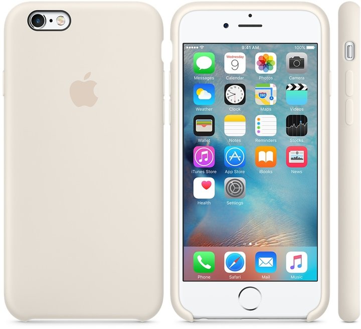 Apple iPhone 6s Silicone Case, Antique bílá_222576370