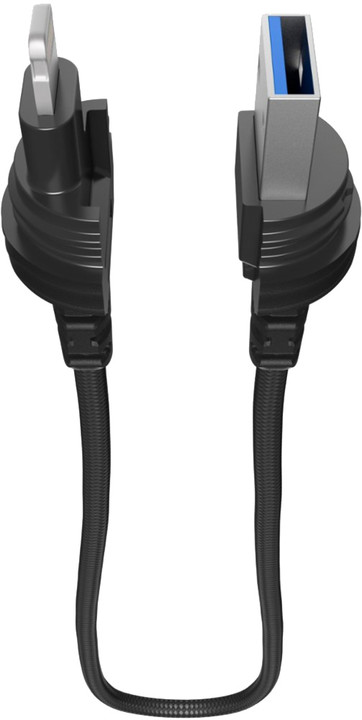LifeProof USB-A / Lightning kabel ve formě poutka - černý_1025935013