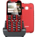 Evolveo EasyPhone XD s nabíjecím stojánkem, Red_17282001