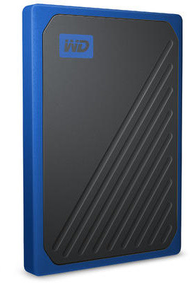 WD My Passport GO - 500GB, modrá