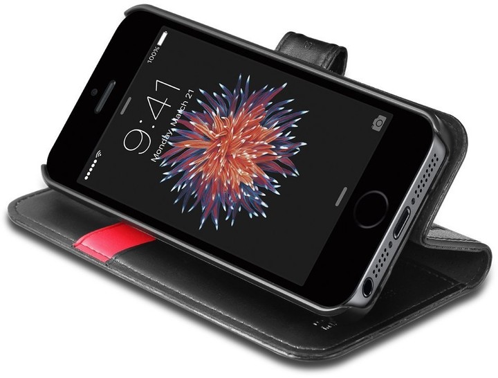Spigen Wallet S kryt pro iPhone SE/5s/5, černá_1486776984