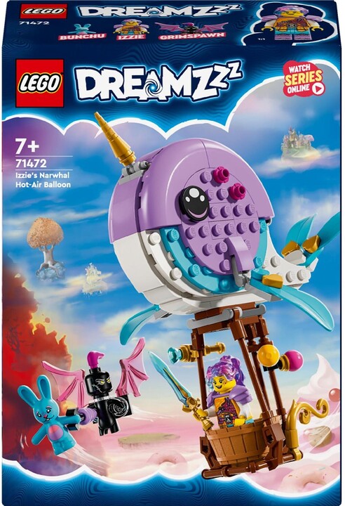 LEGO® DREAMZzz™ 71472 Izzie a její horkovzdušný balón ve tvaru narvala_883554738