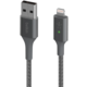 Belkin kabel USB-A - Lightning, M/M, MFi, Smart LED, opletený, 1.2m, stříbrná