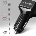 AXAGON nabíječka do auta PWC-PQ38, 2x port (USB + USB-C), PD3.0/QC3.0/AFC/FCP/Apple, 38W_1871814149