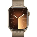 Apple Watch Series 9, Cellular, 45mm, Gold Stainless Steel, Gold Milanese Loop_473100341