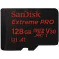 SanDisk Micro SDXC Extreme Pro 128GB 100MB/s A1 UHS-I U3 V30 + SD adaptér_2044664288