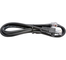 Virtuos kabel RJ12, 9-12V pro zásuvku a tiskárnu/pokladnu, 1,1 m, černá