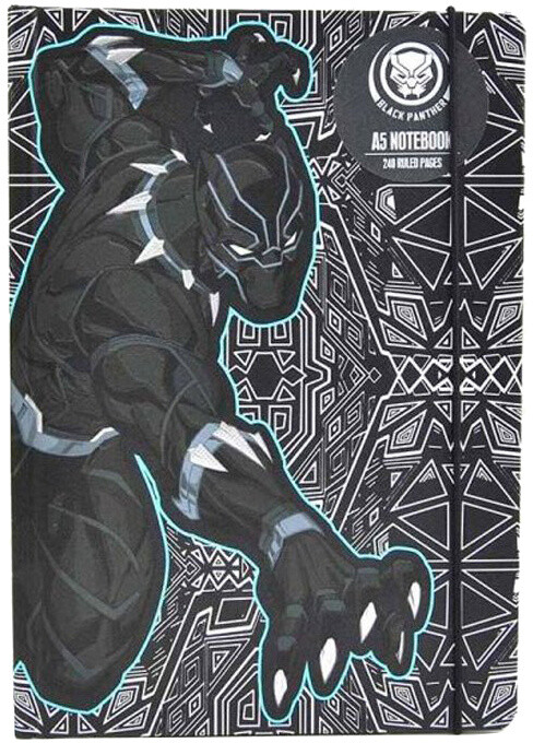 Zápisník Marvel - Black Panther, linkovaný (A5)_222954834