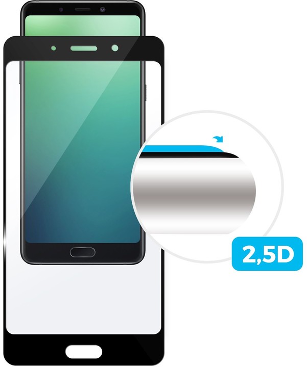 FIXED ochranné tvrzené sklo Full-Cover pro Samsung Galaxy A50, lepení přes celý displej, černá_1800381874