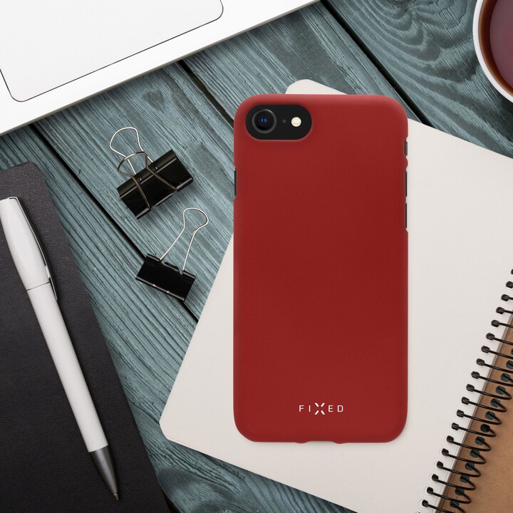 FIXED zadní pogumovaný kryt Story pro Xiaomi Redmi Note 8T, červená_718710711