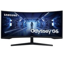Samsung Odyssey G5 - LED monitor 34" Poukaz 200 Kč na nákup na Mall.cz + O2 TV HBO a Sport Pack na dva měsíce