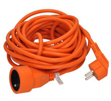 Solight prodlužovací kabel - spojka, 1 zásuvka, 10m, oranžová