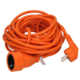 Solight prodlužovací kabel - spojka, 1 zásuvka, 10m, oranžová