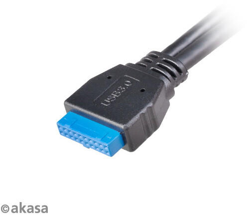 Akasa PCI bracket na 3x USB 3.1, 2x USB Type-A, 1x USB Type-C (AK-CBUB52-50BK)_1149389717