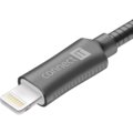 CONNECT IT Wirez Steel Knight Lightning - USB, metallic anthracite, 1 m_1412741824