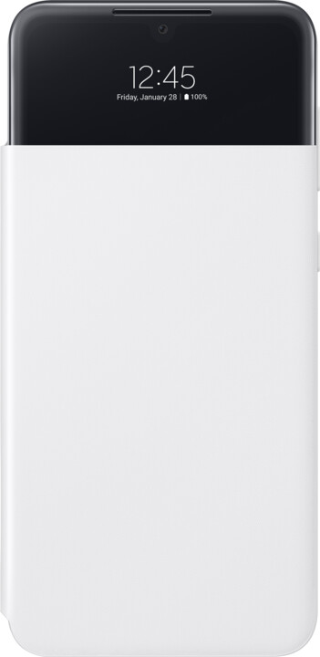 Samsung flipové pouzdro S View Cover pro Galaxy A33 5G, bílá_1286423265