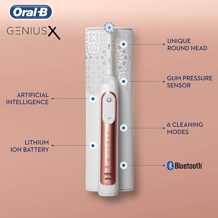 Oral-B Genius X s umělou inteligencí, Rose Gold Luxe edition_2116047432