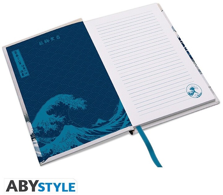 Zápisník Hokusai - Great Wave, linkovaný, A5_146525608