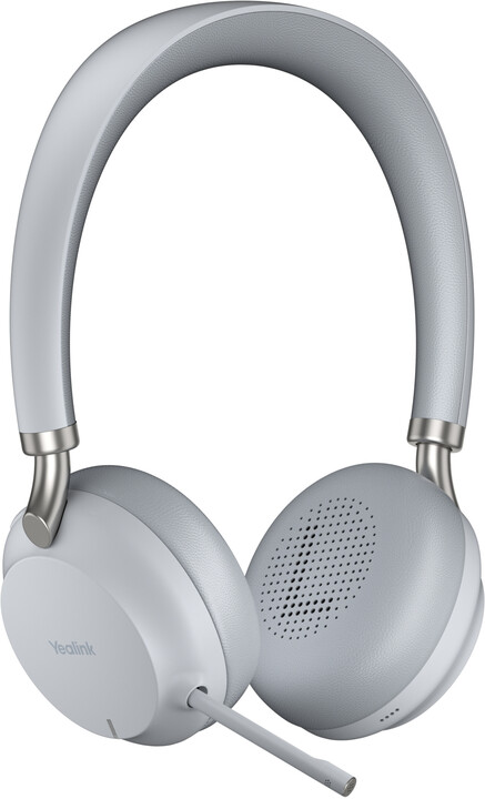 YEALINK BH72 Bluetooth, na obě uši, se stojanem, pro Teams, USB-C, světle šedá_983166732