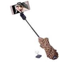 Papaler selfie slunečník a deštník - hnědý s puntíky (v ceně 599,-)_657334443