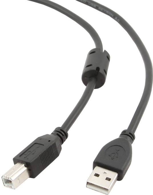 Gembird CABLEXPERT kabel USB A-B 3m 2.0 HQ s ferritovým jádrem