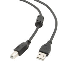 Gembird CABLEXPERT kabel USB A-B 3m 2.0 HQ s ferritovým jádrem CCF-USB2-AMBM-10