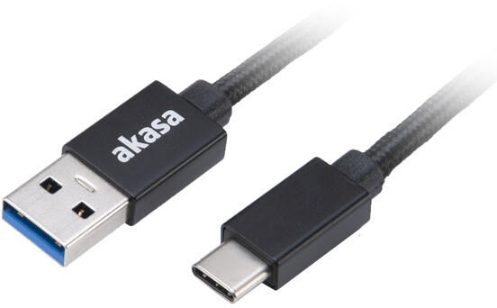 Akasa kabel USB-C 3.1 - USB-A 3.1, M/M, 1m, černá_1101486696