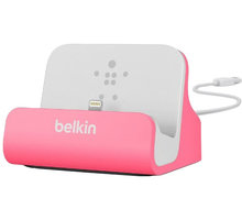 Belkin Lightning Docking Station ChargeSync pro Apple iPhone 5, 5s, 6, 6+, 6S, SE, růžová_2115738878