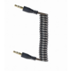 Gembird kabel CABLEXPERT propojovací jack 3,5mm, M/M, kroucený, 1.8m, černá