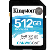 Kingston SDXC Canvas Go! 512GB, UHS-I U3_1795225581
