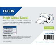 Epson ColorWorks role pro pokladní tiskárny, High Gloss, 76x51mm, 610ks C33S045542