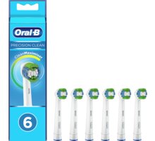 Oral-B EB 20-6 Precision clean náhradní hlavice s Technologií CleanMaximiser, 6 ks 10PO010384