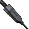 BASEUS kabel Flash Series 2v1, USB-C - 2xUSB-C, M/M, nabíjecí, datový, 100W, 1.5m, černá_1967468839