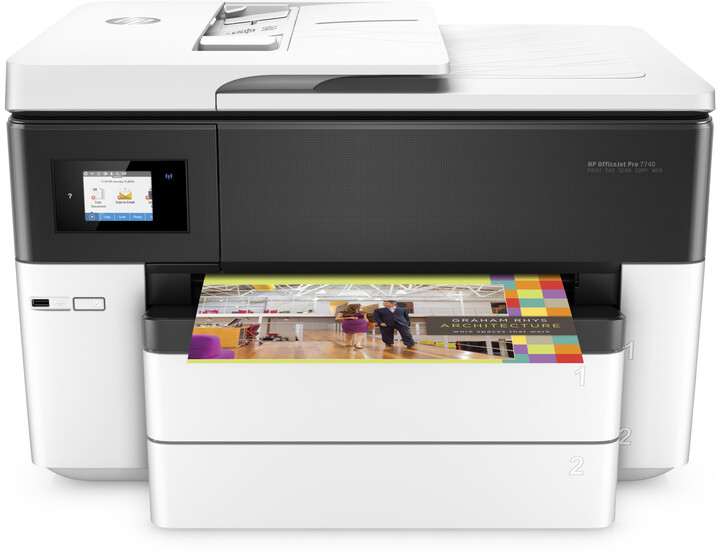 HP OfficeJet Pro 7740 multifunkční inkoustová tiskárna, A3, barevný tisk, Wi-Fi_2127590701