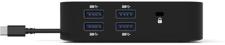 PORT CONNECT USB-C Dokovací stanice 10v1, 2x4K Display Port, 5x USB-A, USB-C 85W PD, Ethernet, SD_709474422