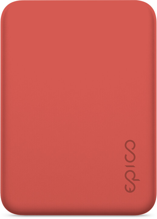 EPICO bezdrátová powerbanka kompatibilní s MagSafe, 4200mAh, červená_929067436