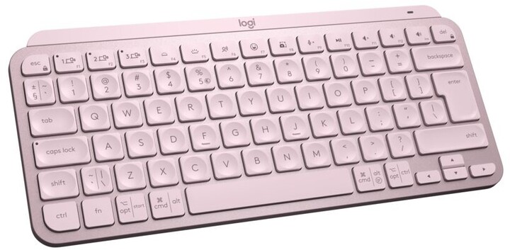 Logitech MX Keys Mini, CZ, růžová