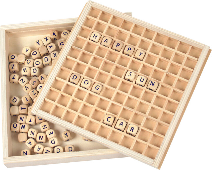 Desková hra Small Foot Scrabble, dřevěný_1021124573